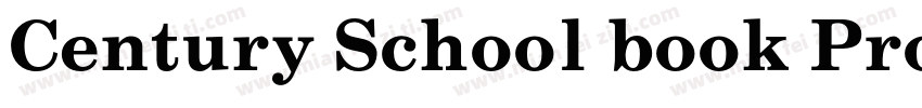 Century School book Pro字体转换